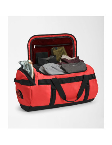 The north face base camp duffel l sportowa torba 95 l poliester czarny, czerwony