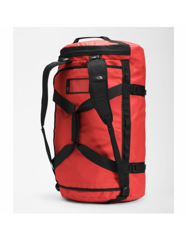The north face base camp duffel l sportowa torba 95 l poliester czarny, czerwony