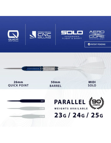 Rzutki harrows geo 01 parallel 90% steeltip