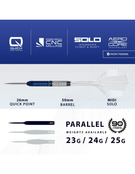 Rzutki harrows geo 01 parallel 90% steeltip