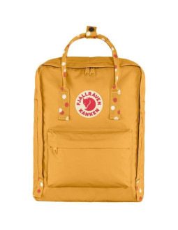 Plecak miejski fjallraven kanken - ochre/confetti pattern