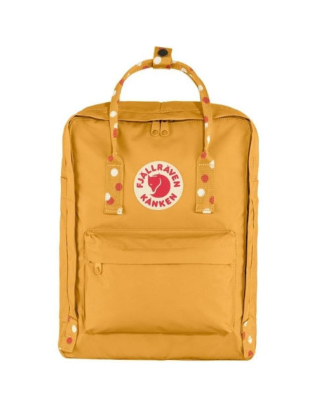 Plecak miejski fjallraven kanken - ochre/confetti pattern