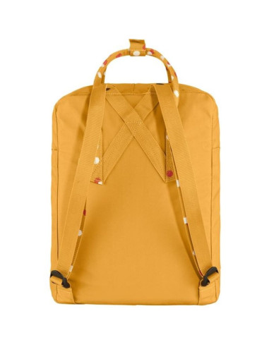 Plecak miejski fjallraven kanken - ochre/confetti pattern