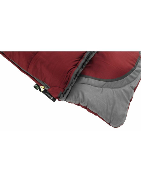 Śpiwór dla dziecka outwell contour junior (140 cm) - red/grey