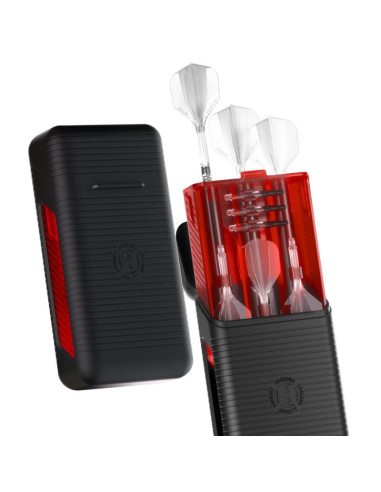 Pokrowiec na rzutki harrows vault dart case czerwony