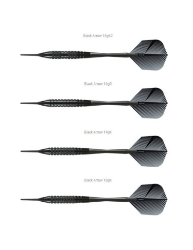 Rzutki harrows black arrow softip