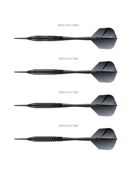 Rzutki harrows black arrow softip