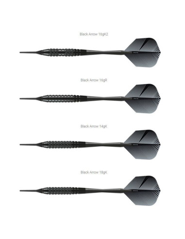Rzutki harrows black arrow softip