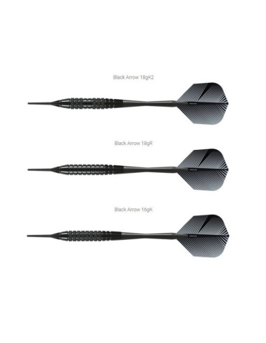 Rzutki harrows black arrow softip
