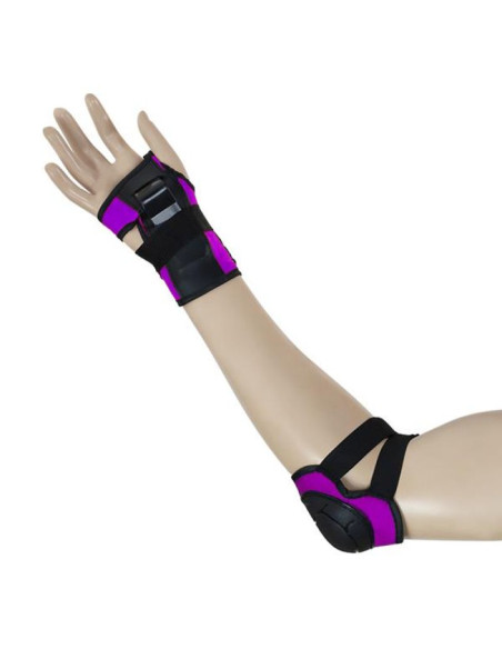 Ochraniacze zestaw nils extreme fioletowe rozmiar m h110