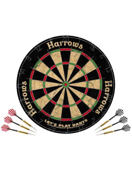 Zestaw harrows let's play darts game set