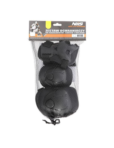 Ochraniacze zestaw nils extreme czarne rozmiar xs h110