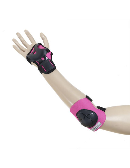 Ochraniacze zestaw nils extreme czarno-różowy h210