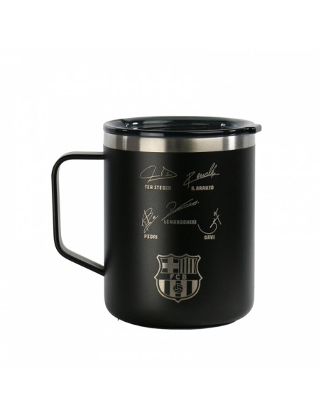 Kubek termiczny fc barcelona z autografami 400 ml