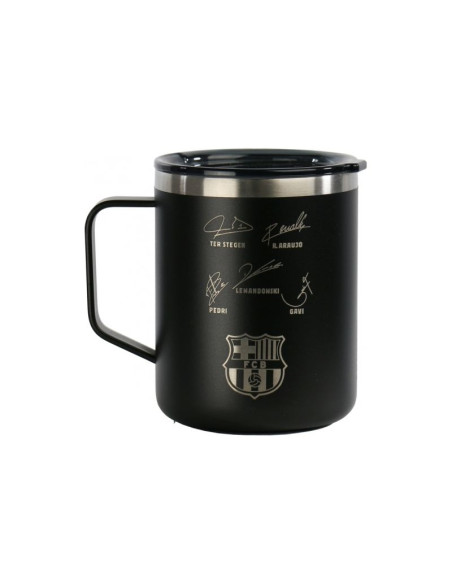 Kubek termiczny fc barcelona z autografami 400 ml