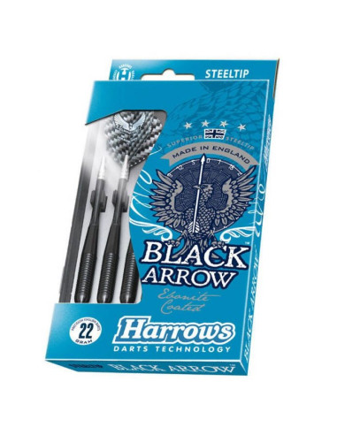 Rzutki harrows black arrow steeltip
