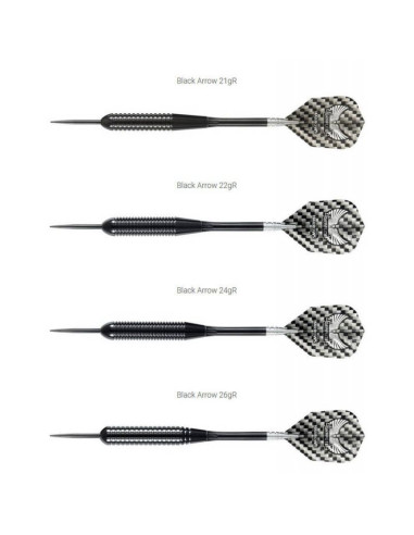 Rzutki harrows black arrow steeltip