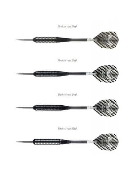 Rzutki harrows black arrow steeltip