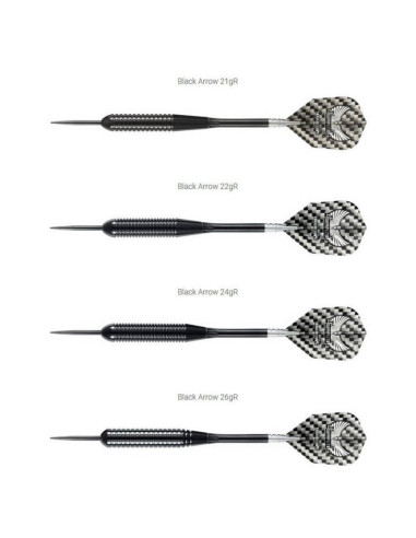 Rzutki harrows black arrow steeltip