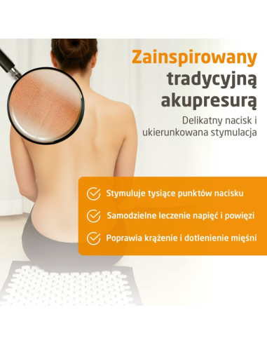 Mata do akupresury medisana mm 100 z funkcją grzania