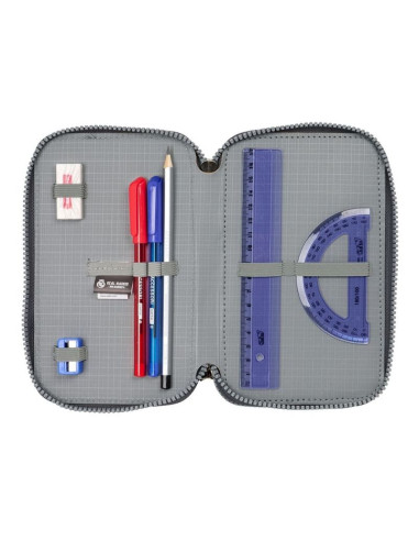 Piórnik z wyposażeniem real madryt triple filled pencil case 37 pcs
