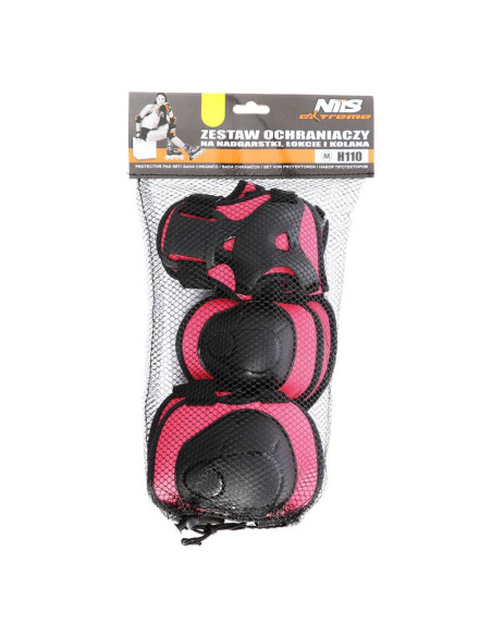 Ochraniacze zestaw nils extreme ciemny róż rozmiar m h110