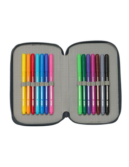 Piórnik real madryt double filled pencil case 29 pcs