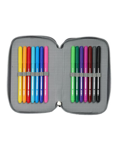 Piórnik z wyposażeniem real madryt double filled pencil case 28 pcs