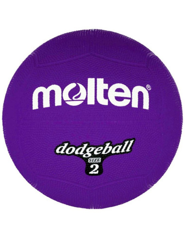 Piłka gumowa molten dodgeball size 2 db2-v