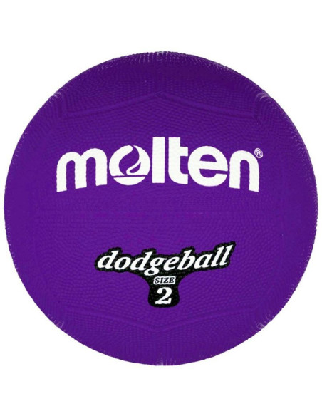 Piłka gumowa molten dodgeball size 2 db2-v