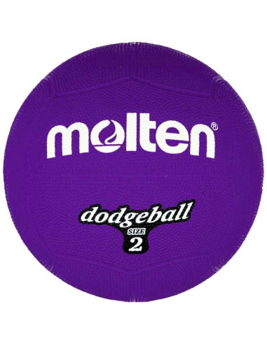 Piłka gumowa molten dodgeball size 2 db2-v