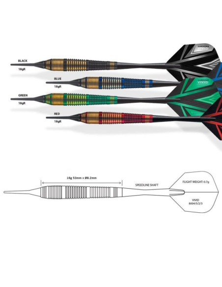 Rzutki harrows vivid softip