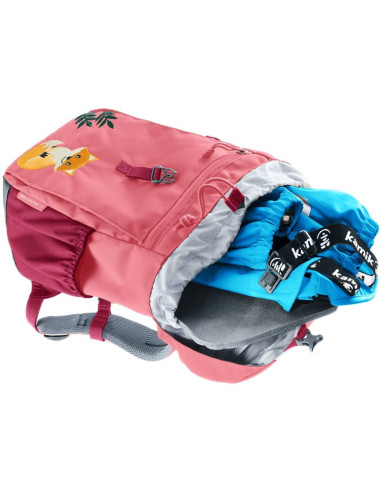 Deuter 3610225 plecak turystyczny różowy, czerwony poliester