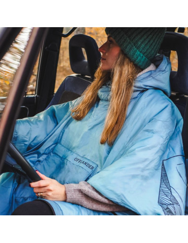 Ponczo offlander grube z ogrzewaczem