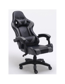 Fotel obrotowy gamingowy krzesło remus szary 2