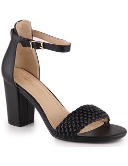 Sandały na słupku evento w 5945