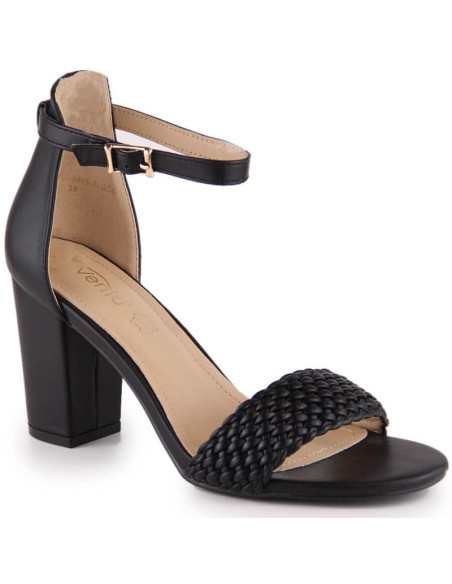 Sandały na słupku evento w 5945