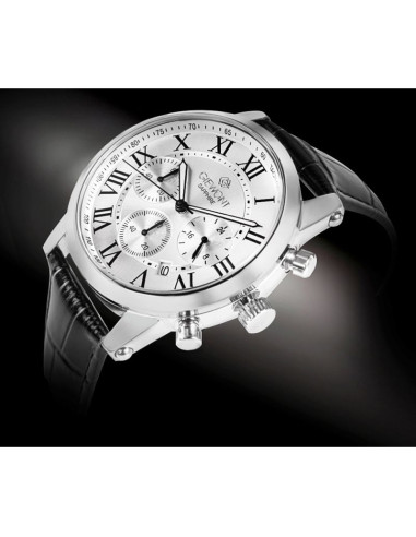 Zegarek męski giewont chronograph sapphire srebrny gw6260-a1