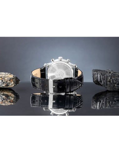 Zegarek męski giewont chronograph sapphire srebrny gw6260-a1