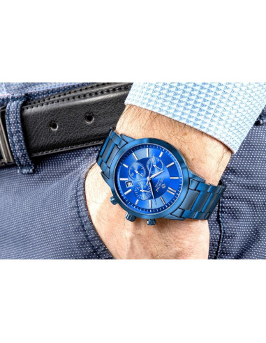 Zegarek męski giewont chronograph sapphire niebieski gw8510-b4