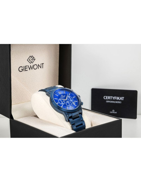 Zegarek męski giewont chronograph sapphire niebieski gw8510-b4