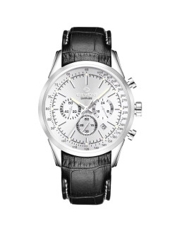 Zegarek męski giewont chronograph sapphire srebrny gw7650-a1