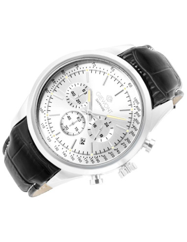 Zegarek męski giewont chronograph sapphire srebrny gw7650-a1