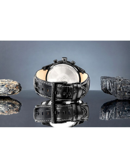 Zegarek męski giewont chronograph sapphire czarny gw7650-a4