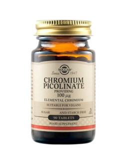 Chromium Picolinate 100 Mcg Elemental Chromium (90 Tabl.)