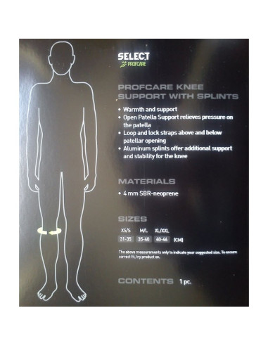 Ochraniacz kolana ze stabilizatorem select