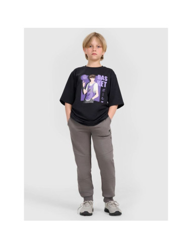 Spodnie joggery 4f jr 4fjraw25ttrom1663