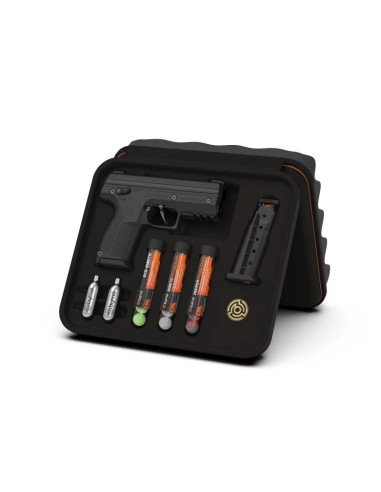 Pistolet na kule gumowe i pieprzowe byrna sd black k.68 co2 8g zestaw