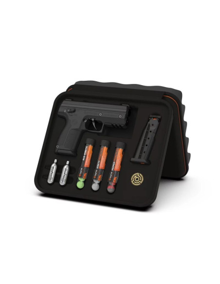 Pistolet na kule gumowe i pieprzowe byrna sd black k.68 co2 8g zestaw