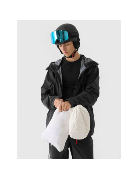 Kurtka zimowa puchowa 4fpro z wypełnieniem naturalnym i membraną pertex 20000/20000 męska 4f 4fwaw24ttjam717-10s